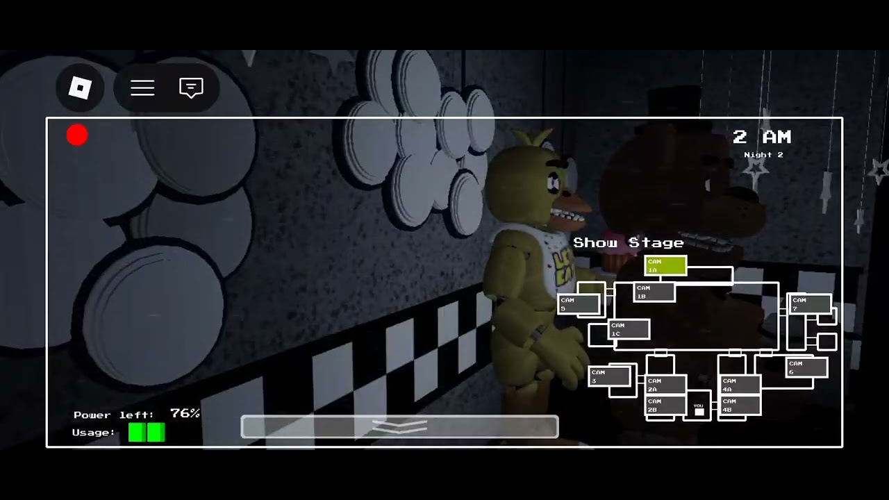 FNAF 1 night 2 future option 