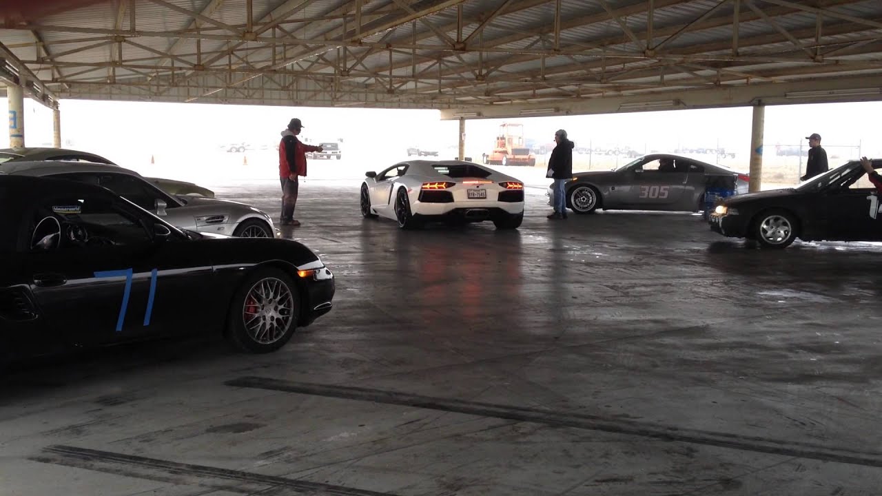 The Drivers Edge @ MSRC - 02/09/2014 - Aventador Getting On Track