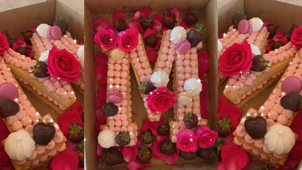 How to make a letter cake
