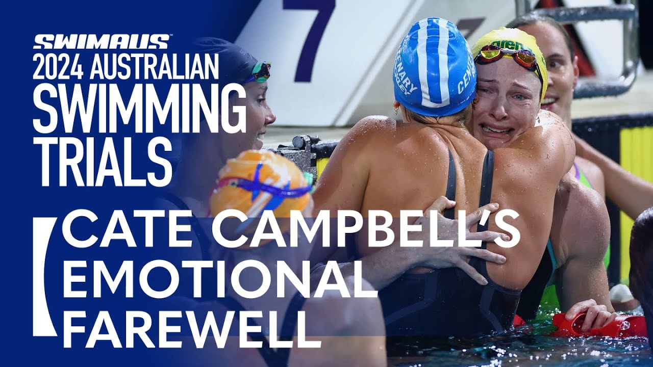 Cate Campbell's emotional final interview: 2024 Australian Swimming Trials | Wide World of Sports