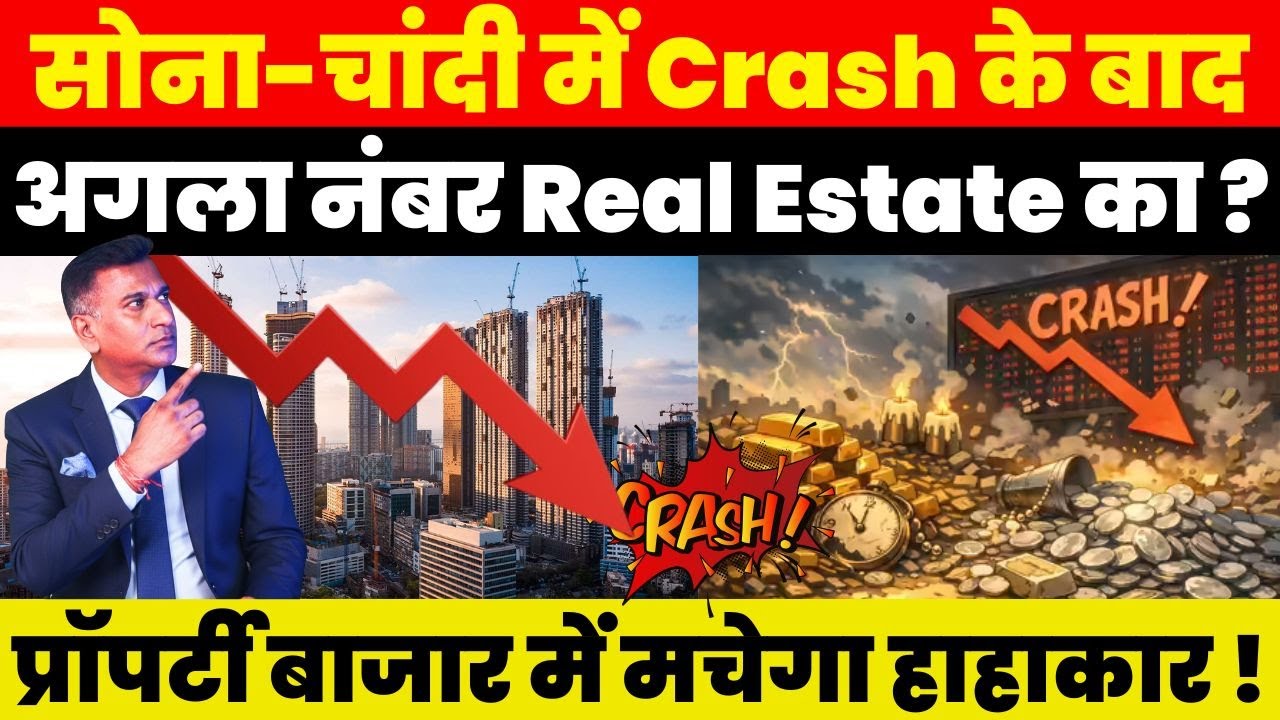 सोना-चांदी में Crash के बाद अगला नंबर Real Estate का ? Property बाजार में मचेगा हाहाकार !