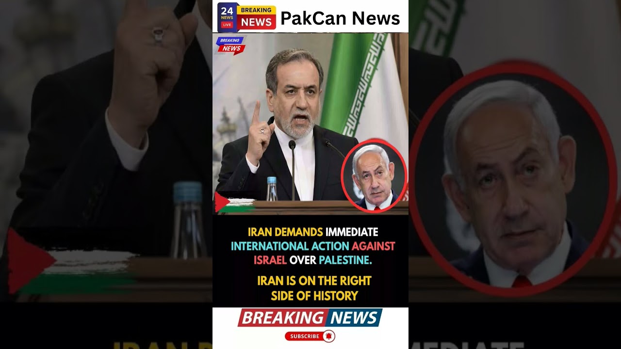 Iran Demands Immediate Action Over Palestinian Suffering | PakCan News