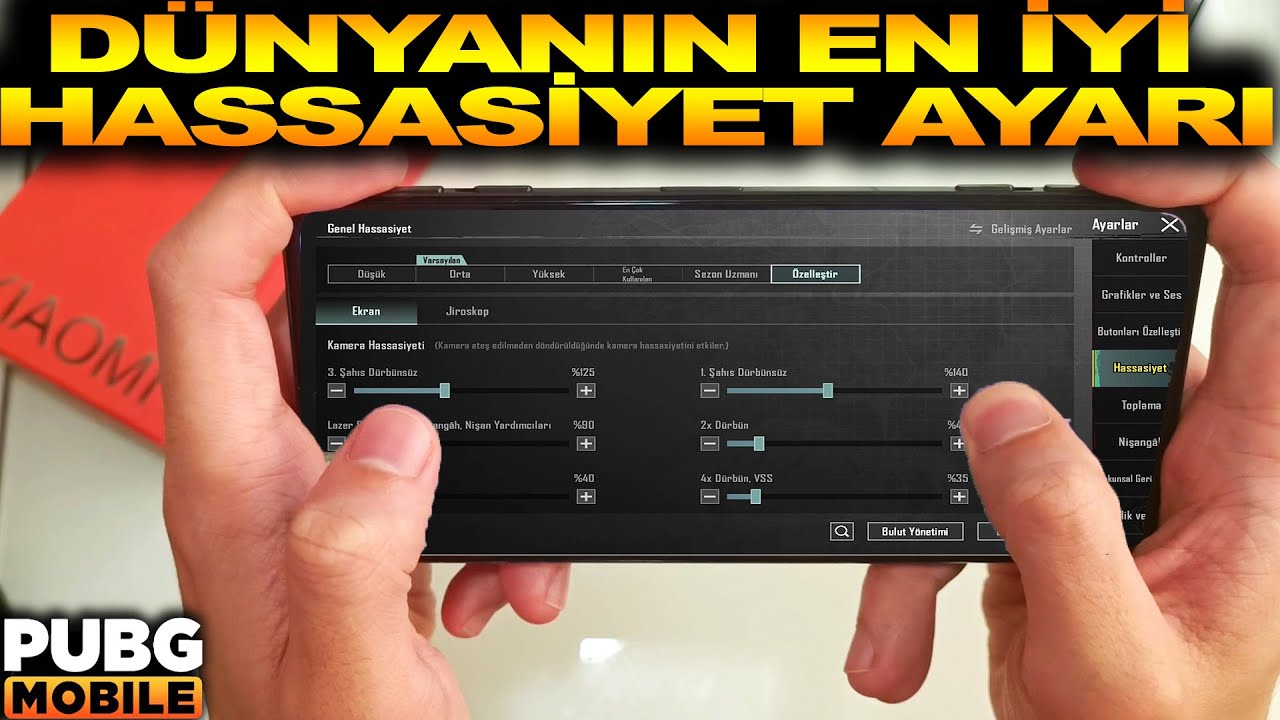 DÜNYANIN EN İYİ HASSASİYET AYARLARI GELDİ!! - PUBG MOBİLE