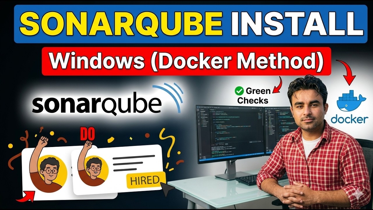SonarQube Tutorial | How to Install SonarQube on Windows using Docker