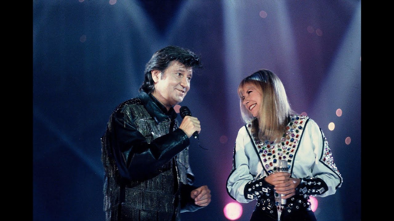 Bobby Solo ed Dorothée ♫☆¸•★¸•´♫  Una Lacrima Sul Viso  (LIVE)  HD