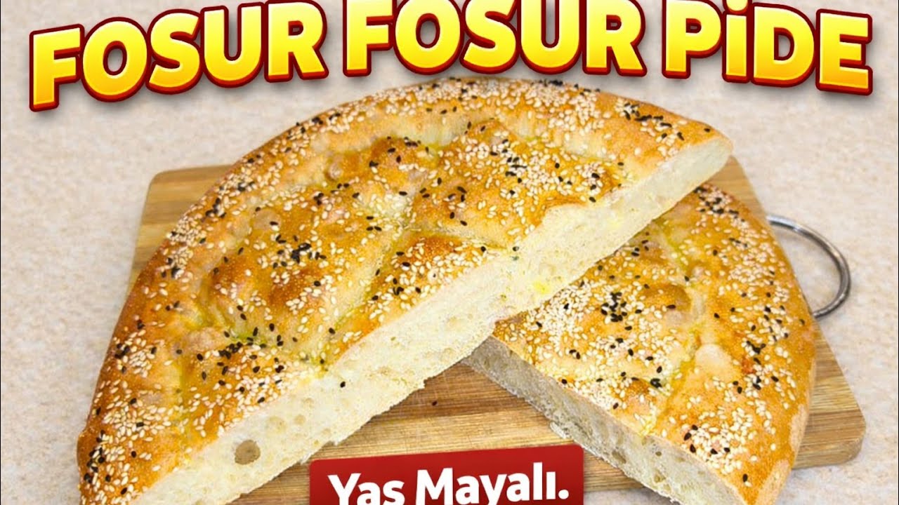 Bu Tarifle Pideniz Fosur Fosur Kabarsın 🔥 Yaş Mayalı Ramazan Pidesi