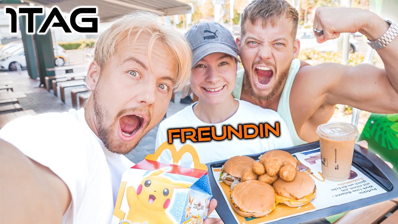 MEINE FREUNDIN  bestimmt 1 TAG unseren CHEATDAY 🍔🍕