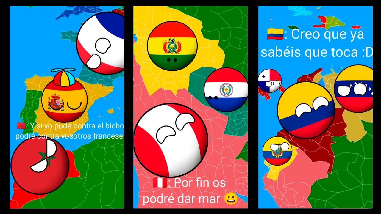 Recopilacion de mis Countryballs #countryballs #humor #shorts #viral
