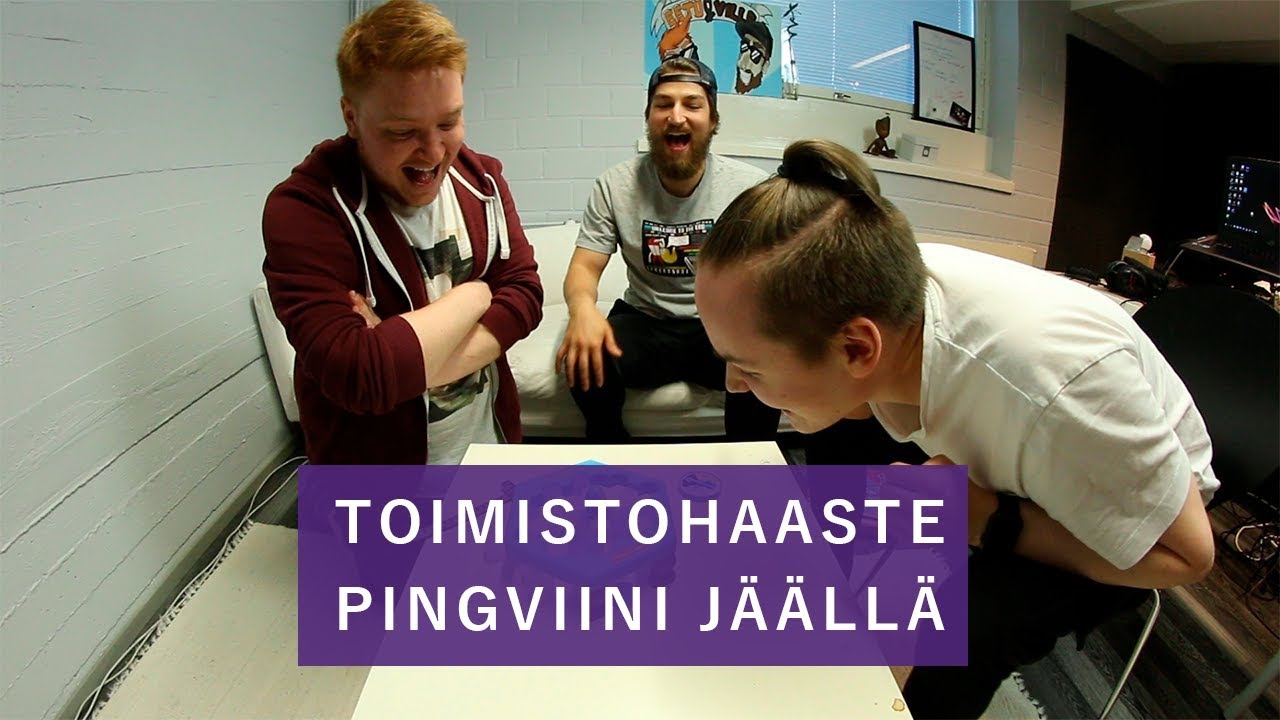 TOIMISTOHAASTE: PINGVIINI JÄÄLLÄ