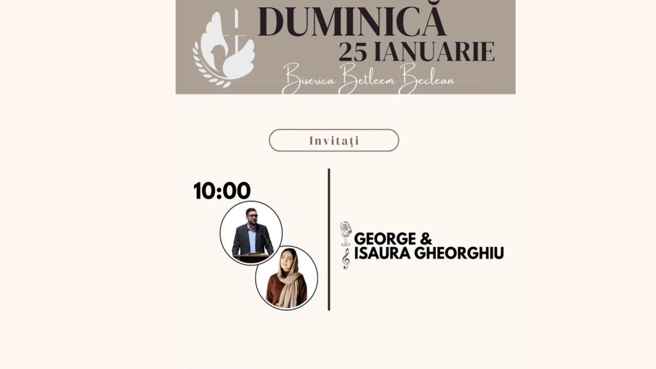 Live - 25.01.2026 Dimineata // Invitati: George & Isaura Gheorghiu