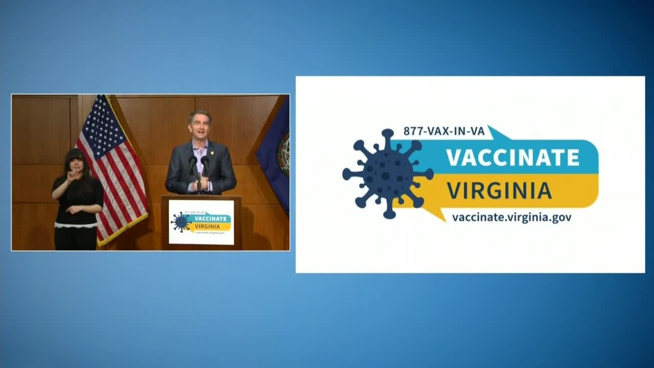 Northam demonstrates new COVID-19 vaccine registration website