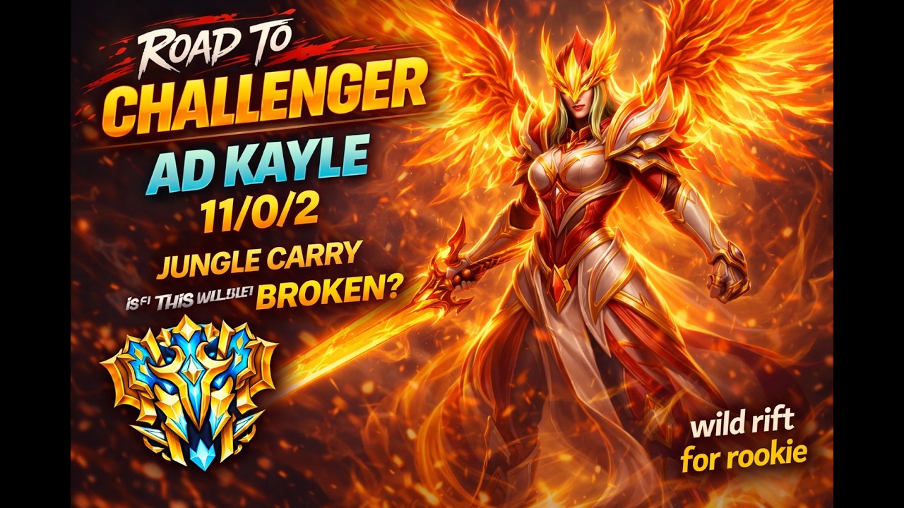 [Wild Rift] 11/0/2 AD Kayle – New Meta? - Untouchable Kayle