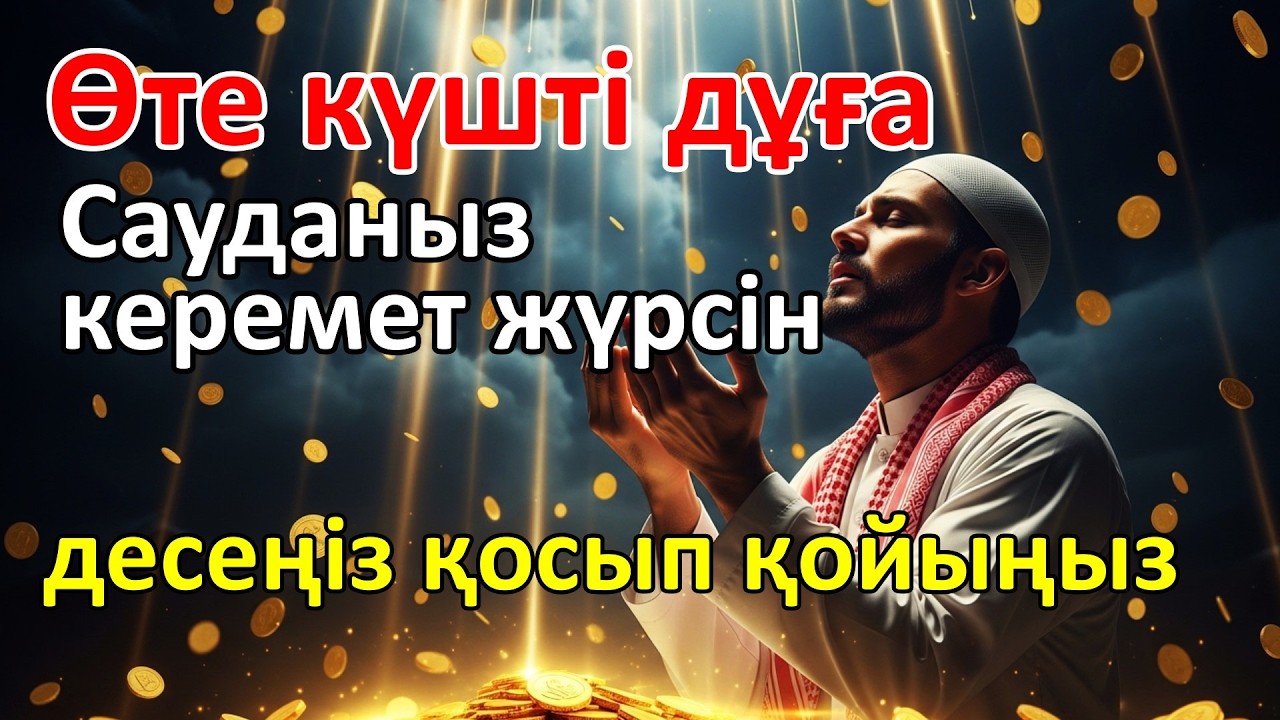 ✨ Саудагерлер Оқитын Қуатты Дұға — Саудаңызға Береке Келіп, Табыс Артсын