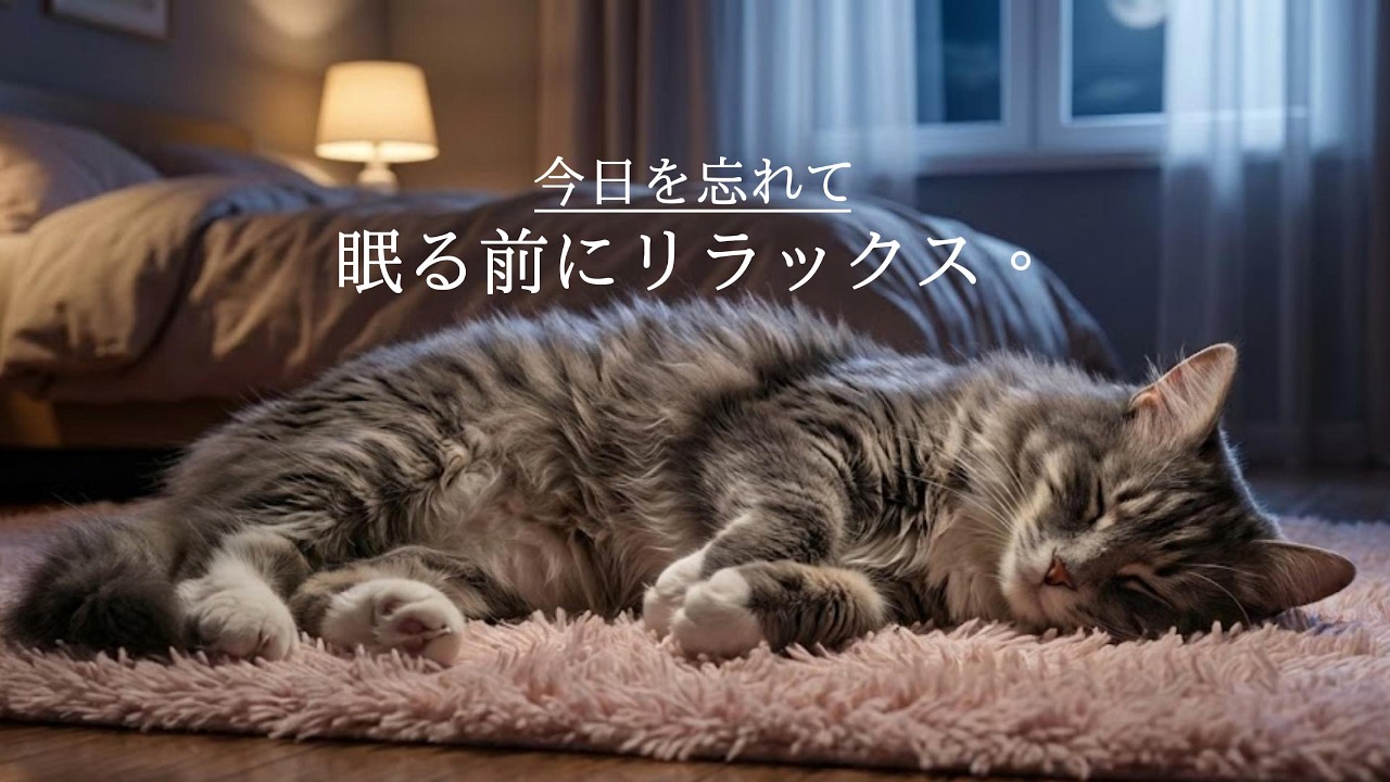 【夜の癒しBGM】今日を忘れて、眠る前にリラックス。｜ Sleep Time – Soothing Lofi for Night 🌙🛏️