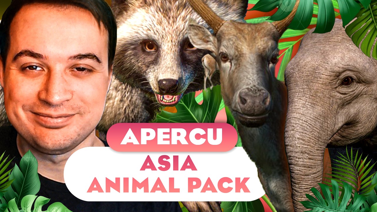 TOUS les NOUVEAUX Animaux et ÉLÉMENTS de Décor du DLC | ASIA ANIMAL PACK | PLANET ZOO