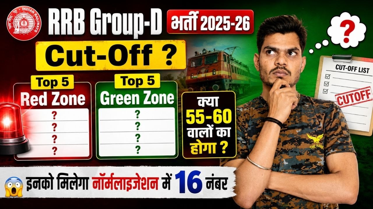 Railway Group D Cut-Off Analysis: क्या 55-60 वालों का होगा Selection? | Orbit Study Point
