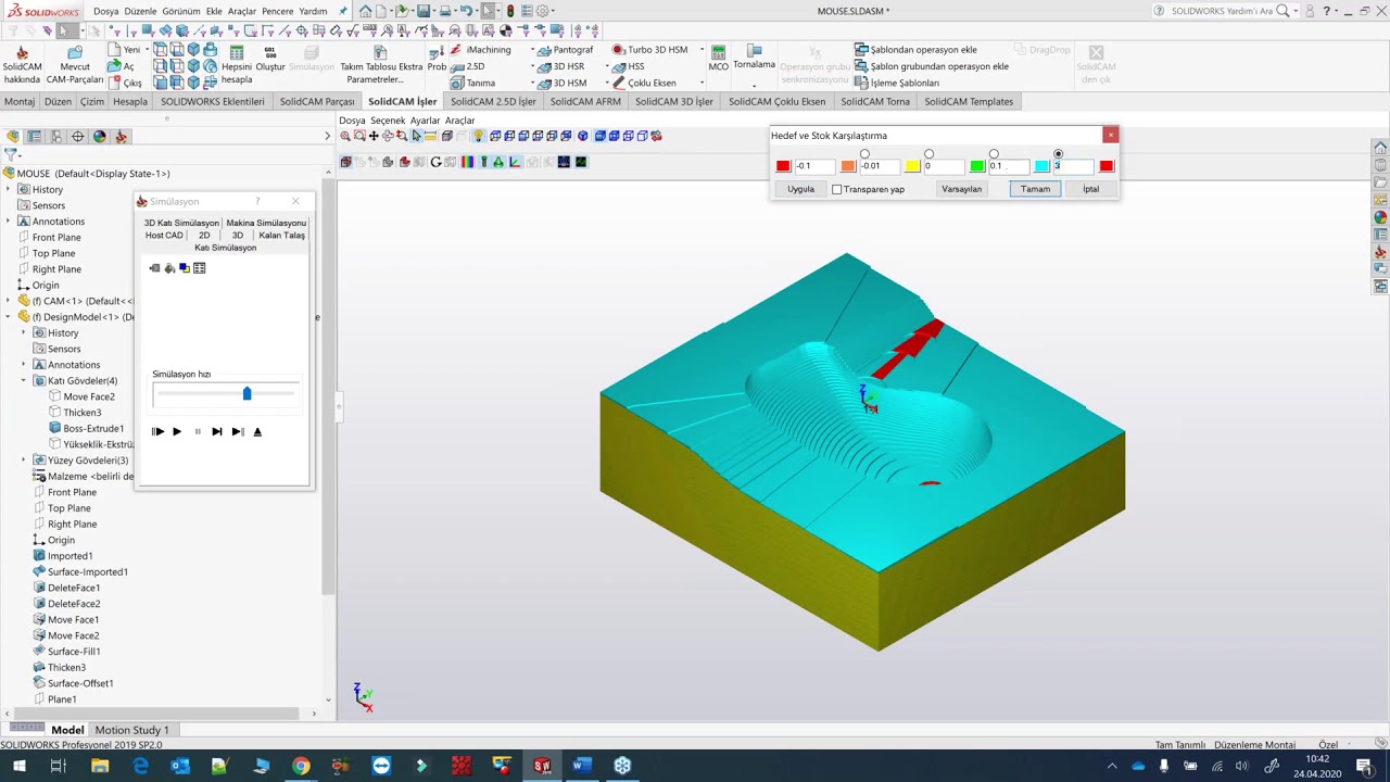 Solidcam 3 Eksen Hsr Hsm Online Eğitimi Part 2