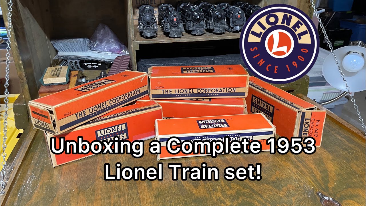 Unboxing a complete 2203WS Lionel Train set for 1953! #lionel #oscale