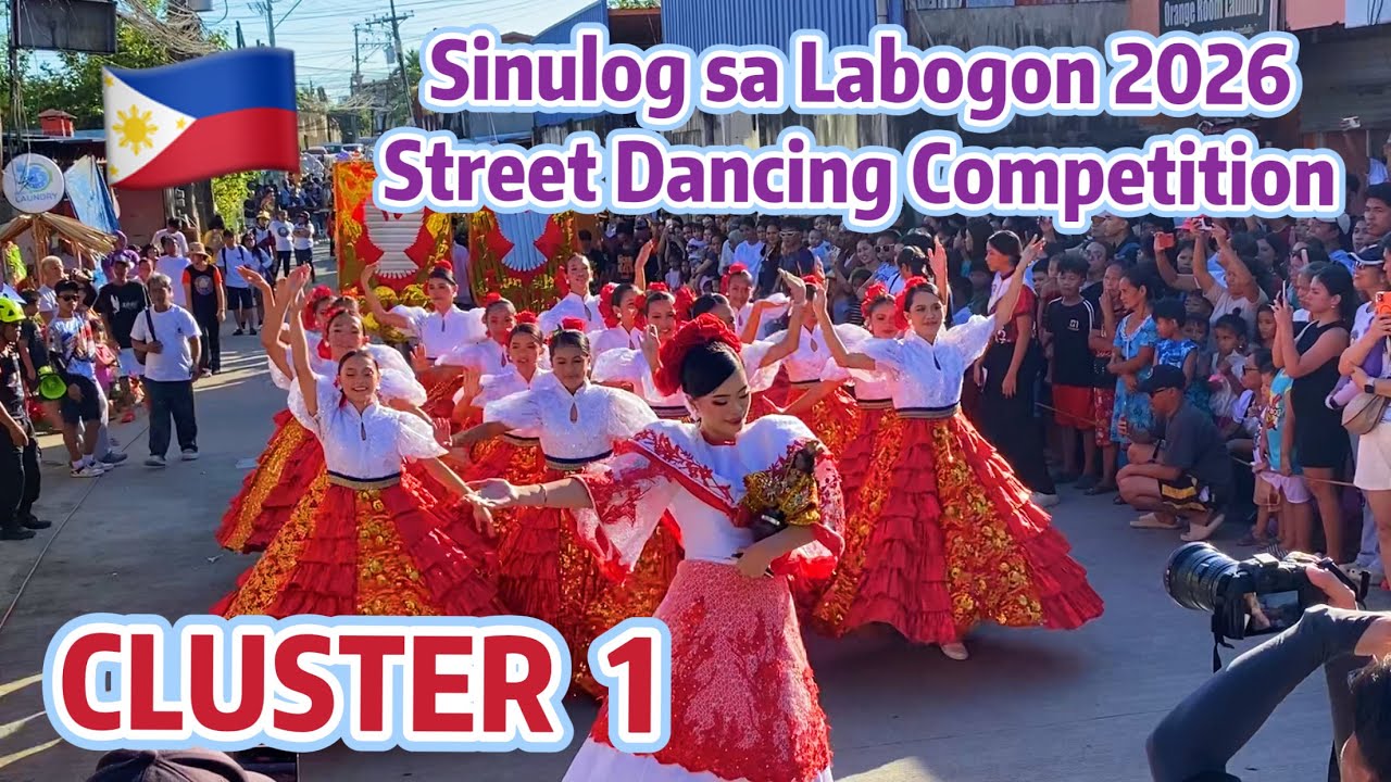 Sinulog sa Labogon 2026 Street Dancing CLUSTER 1 Competition Mandaue Cebu | Dance Video