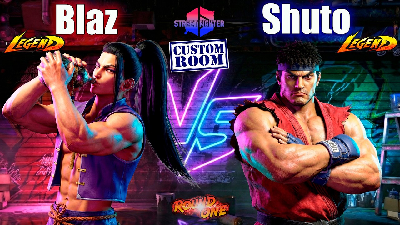 Blaz (Jamie) vs Shuto (Ryu) ▰ Custom Room Set! | SF6