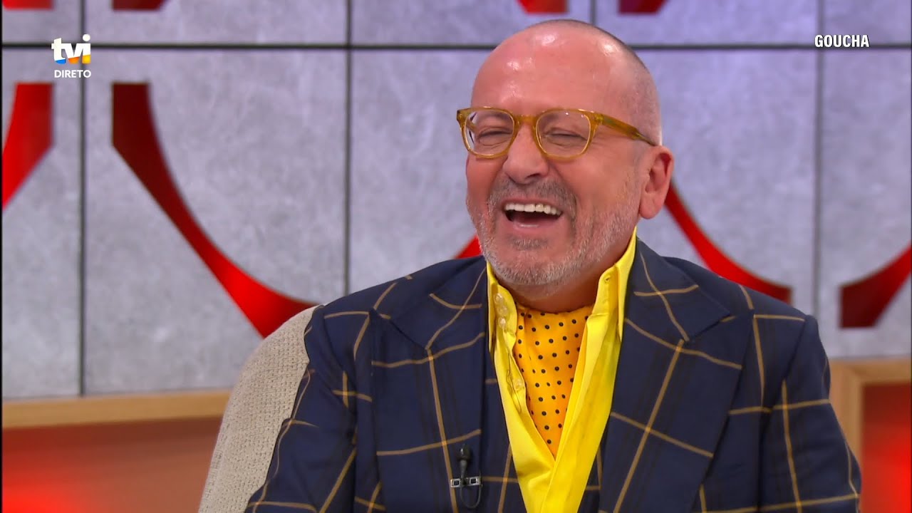 Goucha n&atilde;o cont&eacute;m a gargalhada: &laquo;H&aacute; dias, fizeram-me essa pergunta&raquo; | Goucha