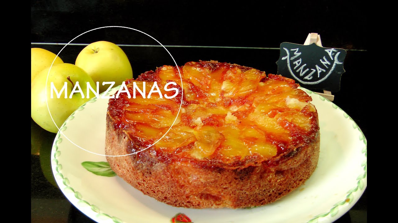 TORTA DE MANZANAS INVERTIDA muy FACIL | Torta di mele | Acqua Rosa Recetas