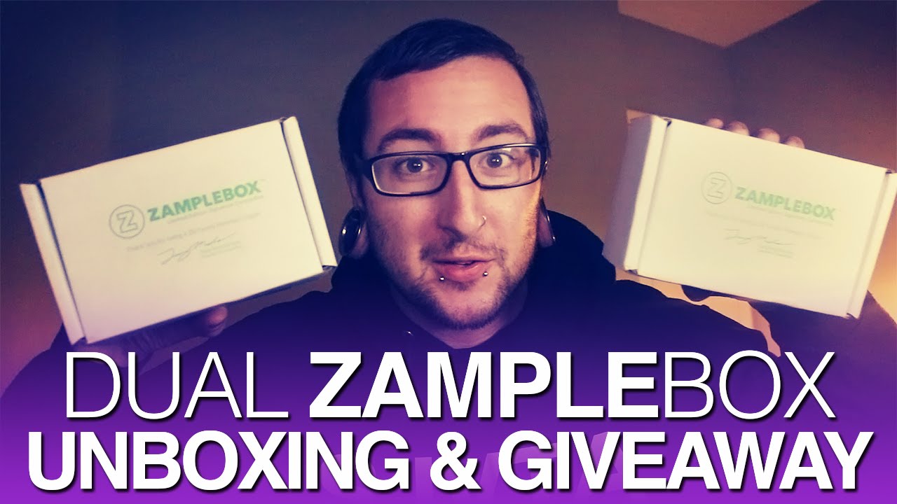 Dual ZampleBox Unboxing + GIVEAWAY!!