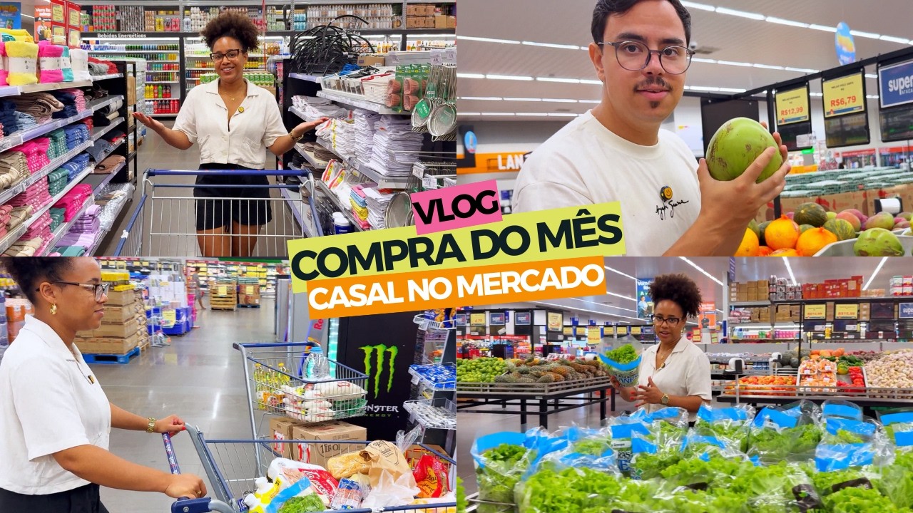 Quanto um casal gasta no mercado em 2026 | VLOG Compras do mês