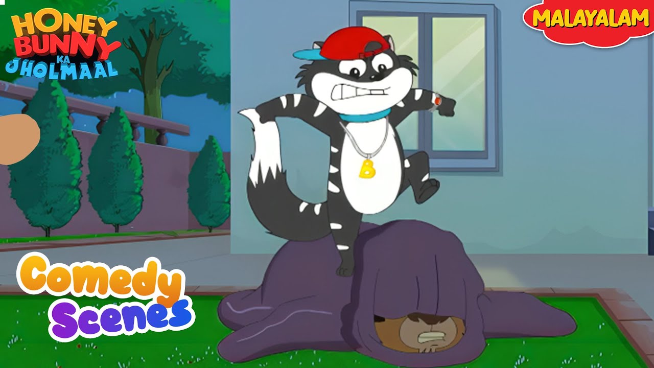 Honey Bunny Comedy Scenes | Cartoon For Kids | Compilation-13 | YO Kids Malayalam | S23
