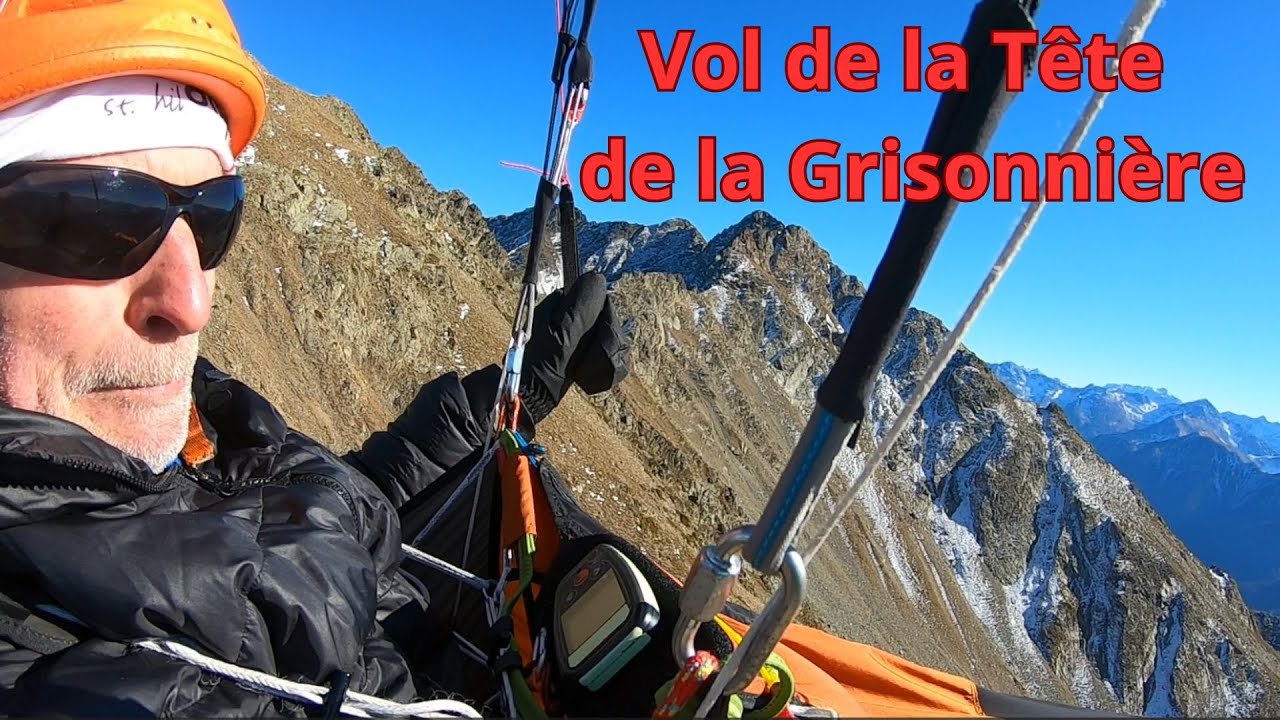 Tête de la Grisonnière 2545 m Parapente