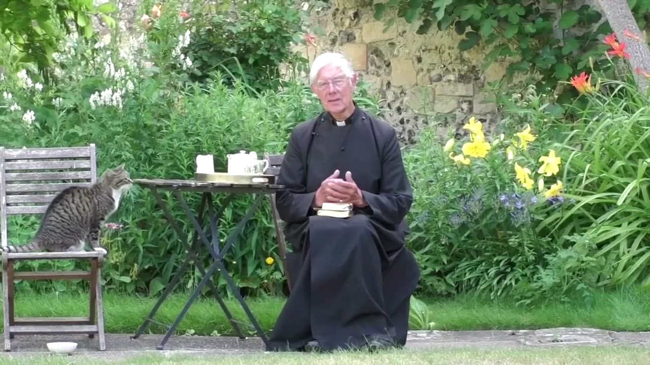 Cat joins livestream of Canterbury Cathedral's prayer