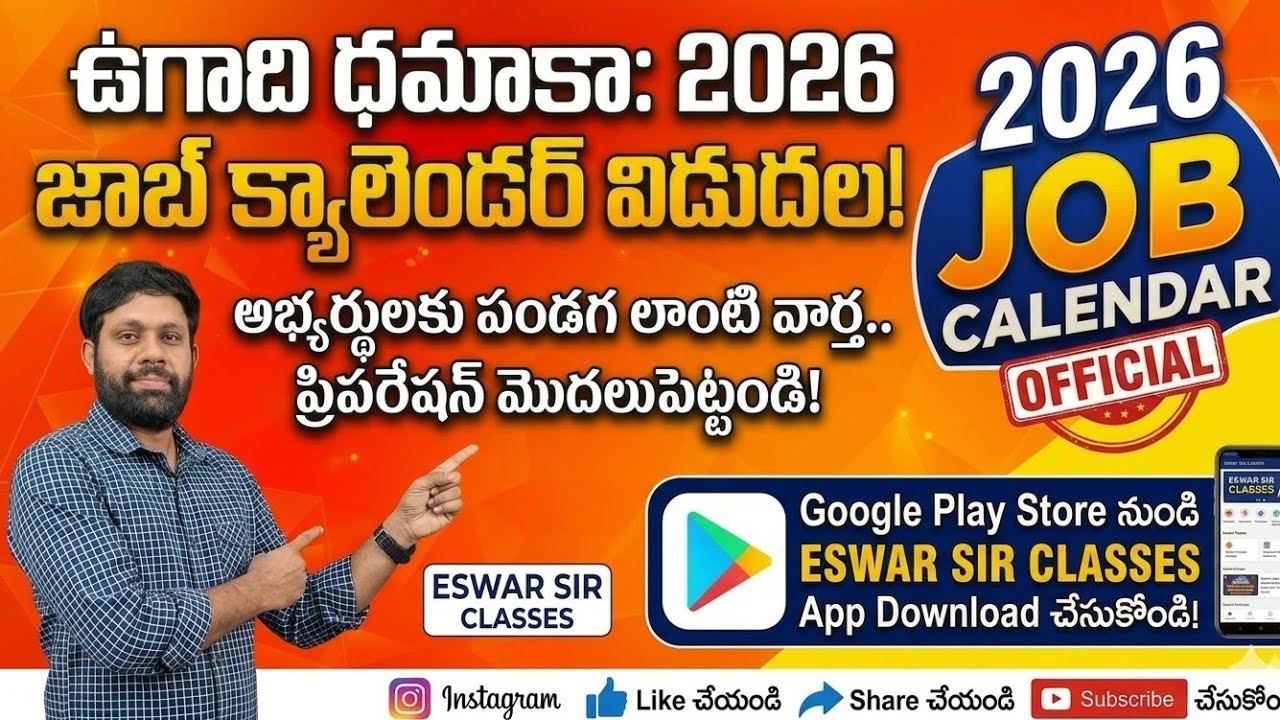 AP Job Calendar 2026 Released! 🔥 Ugadi gift for the unemployed.. How many posts in which departme...