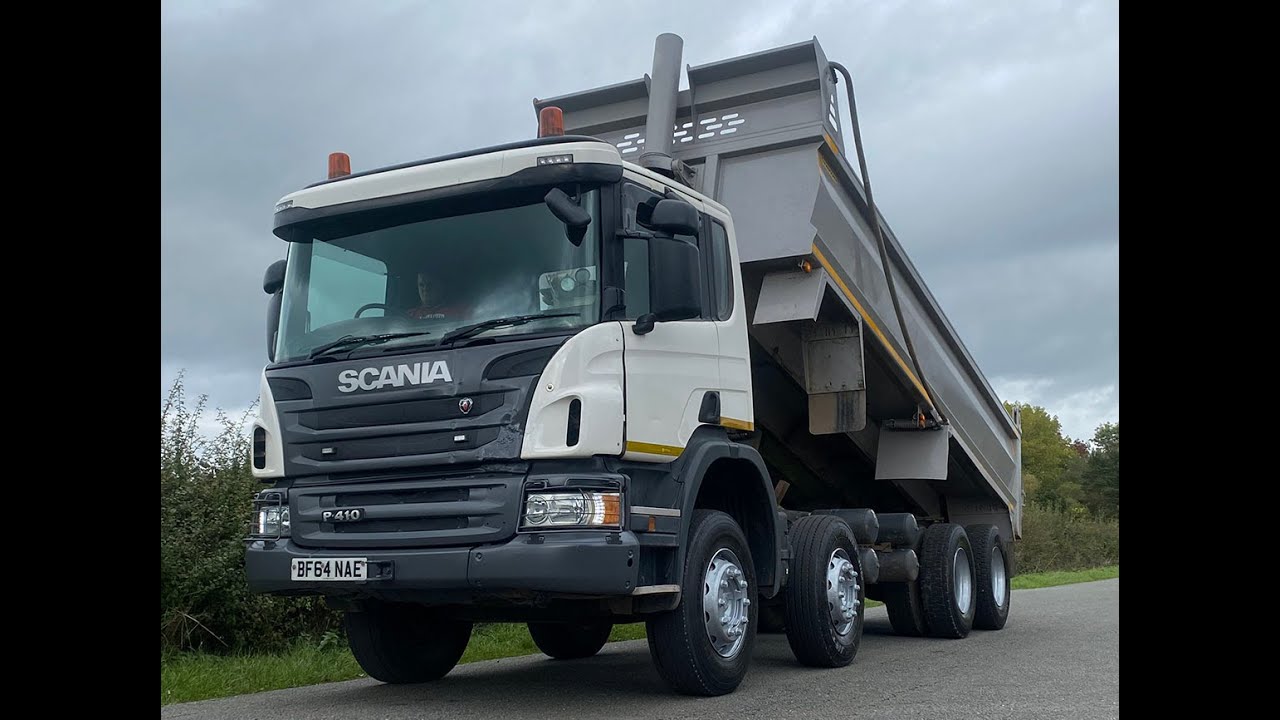 Scania P410 8 X 4 Steel Body Tipper