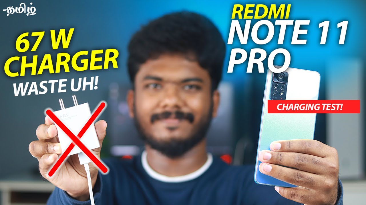 🤒Slow charging problem | 🔋 67W Turbo Charger⚡Redmi Note 11 pro Charging & Heating Test in Tamil🙄😡