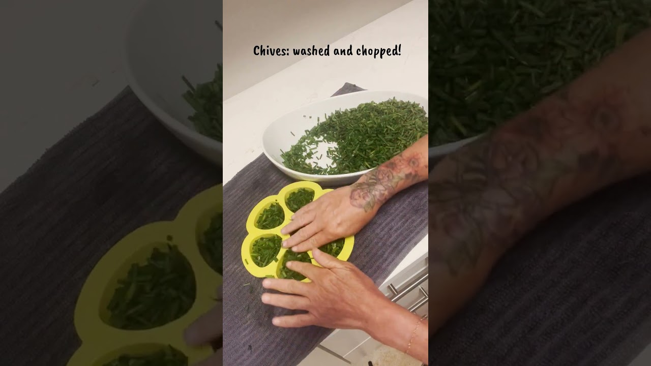 Preserving Garden Herbs in Water 💦