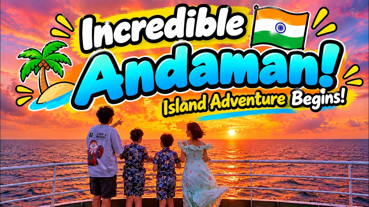🇮🇳🇰🇷 Incredible Andaman! Adventure Begins!