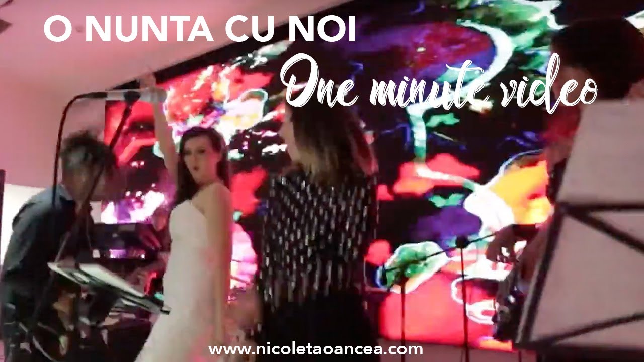 1 minute video - Nicoleta Oancea & Band | Trupa si Formatie Cover | Nunta | Botez | Corporate | Live