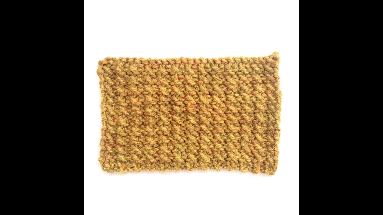 How to Knit the Rice Stitch