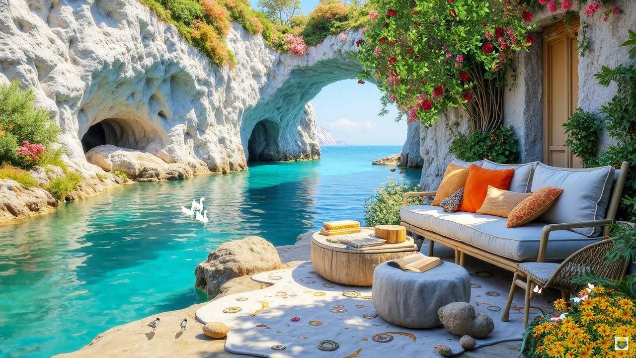 Peaceful Morning by the Sea – Gentle Piano Music to Start Your Day with Calm and Clarity 🎶🌅