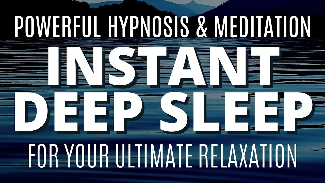 Very Strong!!   Sleep Hypnosis & Meditation to Fall Asleep Fast | Calm Your Busy Mind  | Dark Screen
