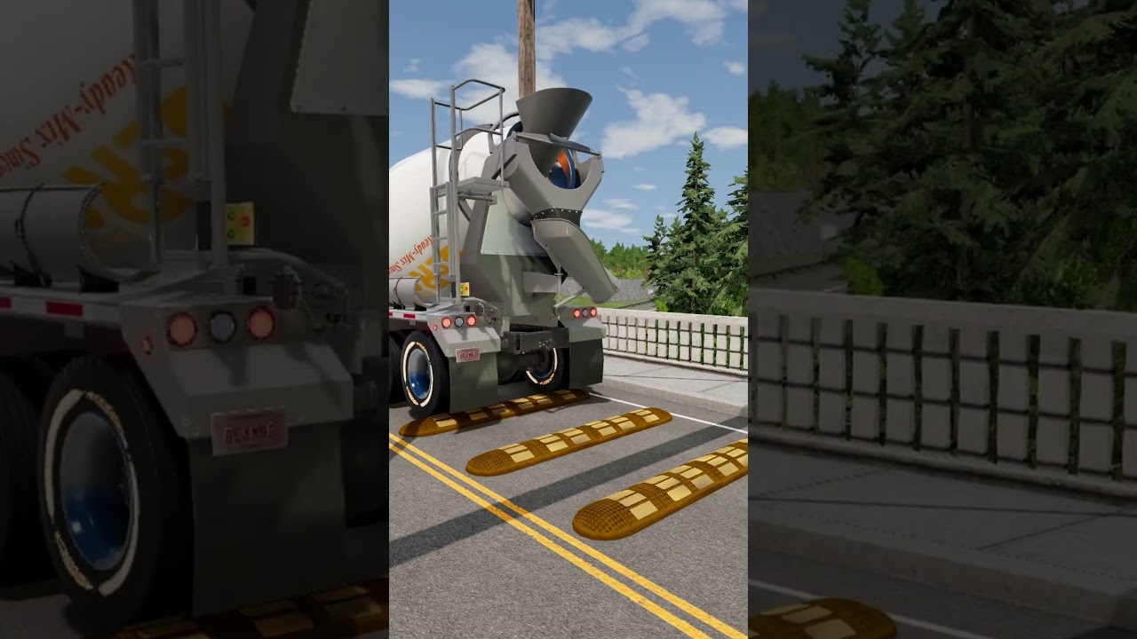 Who Bounced Best? Service Van vs Huge Semi Truck! | BeamNG.drive ⚔️