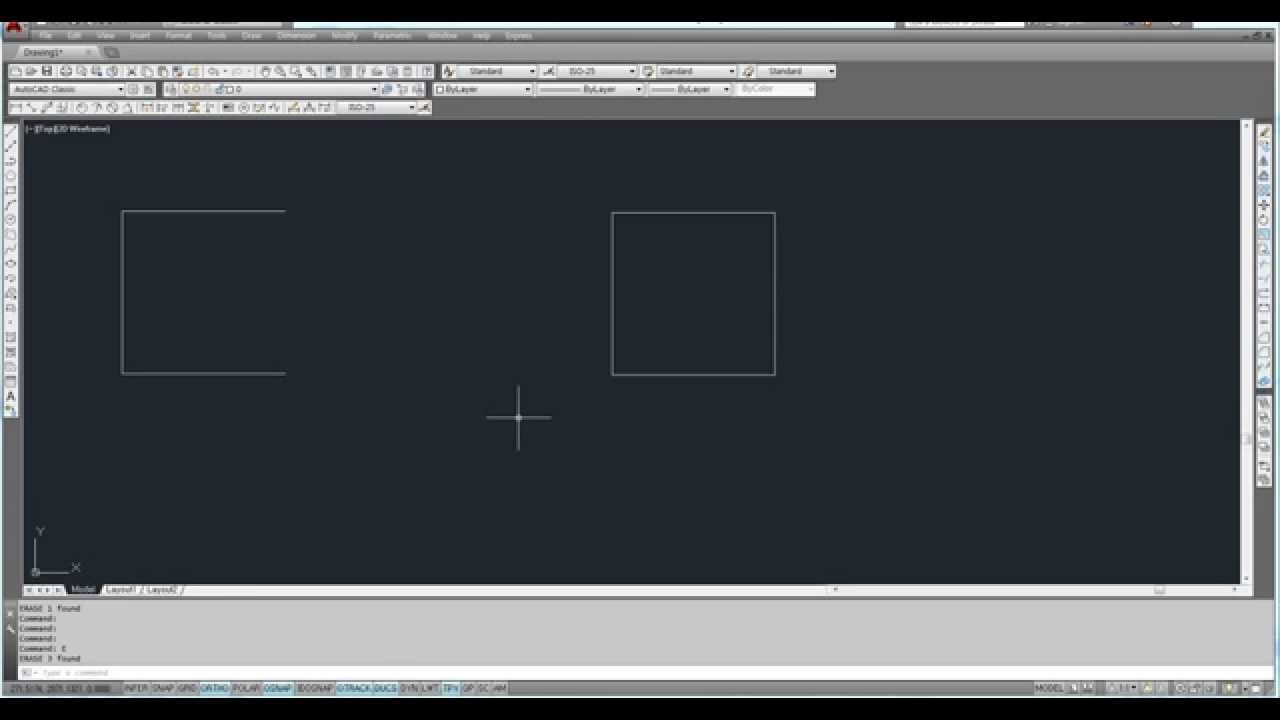[오토캐드 2D Basic 3강-2] 도면크기설정,선그리기 및 마우스 사용법
