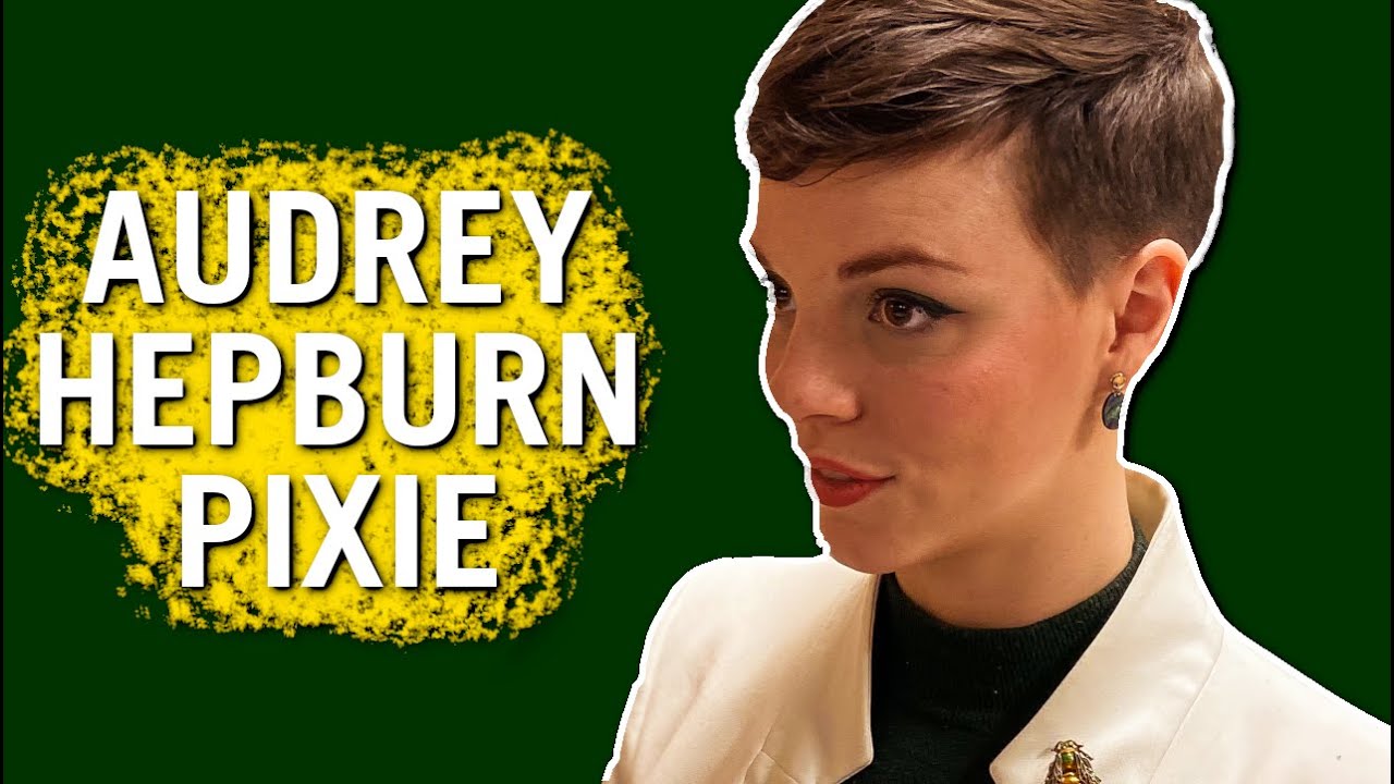 AUDREY HEPBURN STYLE PIXIE WITH MODERN TWIST | HFDZK HOW TO CUT HAIR TUTORIAL ASMR