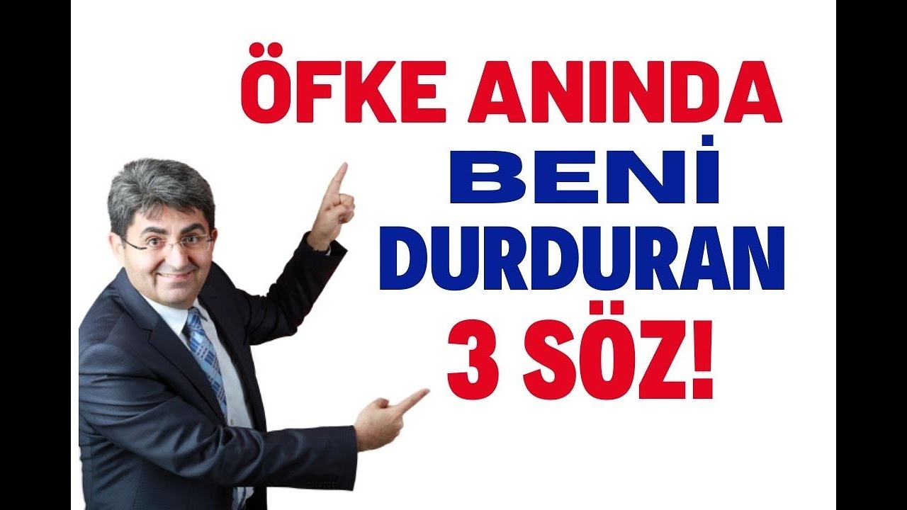 ÖFKE ANINDA BENİ DURDURAN 3 SÖZ! | Canten Kaya