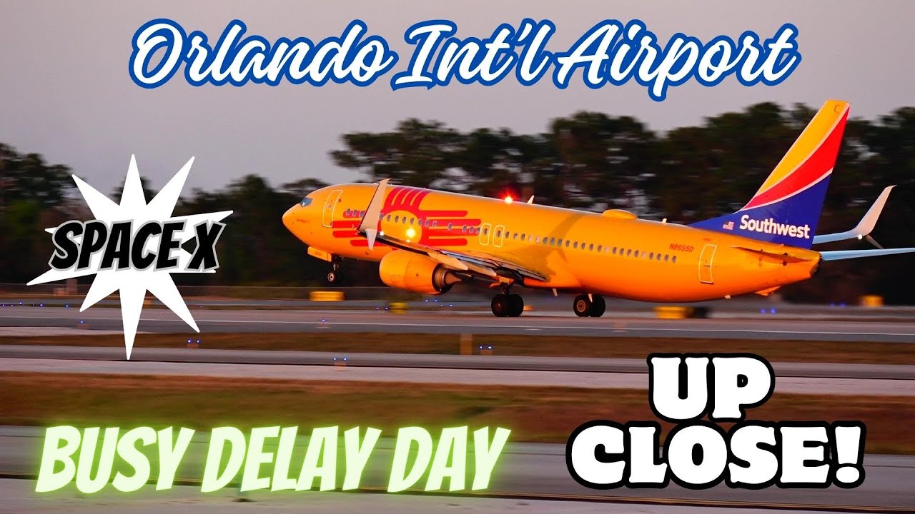 UP CLOSE PLANESPOTTING ROCKET LAUNCH 2/25/24 ORLANDO INT'L AIRPORT #aviation #avgeeks #new #plane