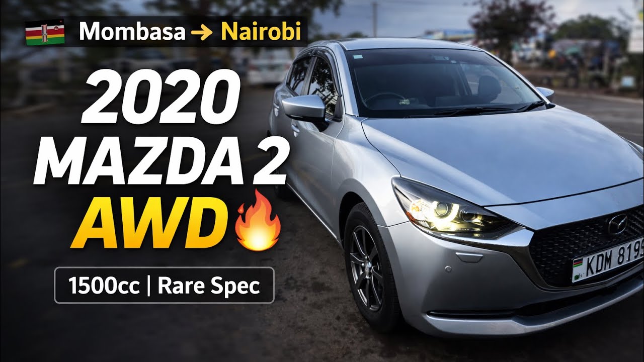 Long Distance Delivery : Mombasa to Nairobi . 2020 Mazda 2 1500cc AWD option