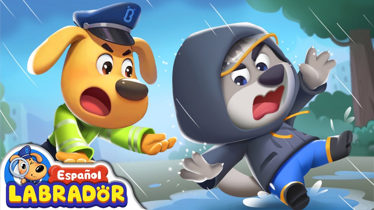 🔍Sheriff Labrador - Seguridad en los Días Lluviosos ☔| EP 64 | Videos de Niños | BabyBus en Español
