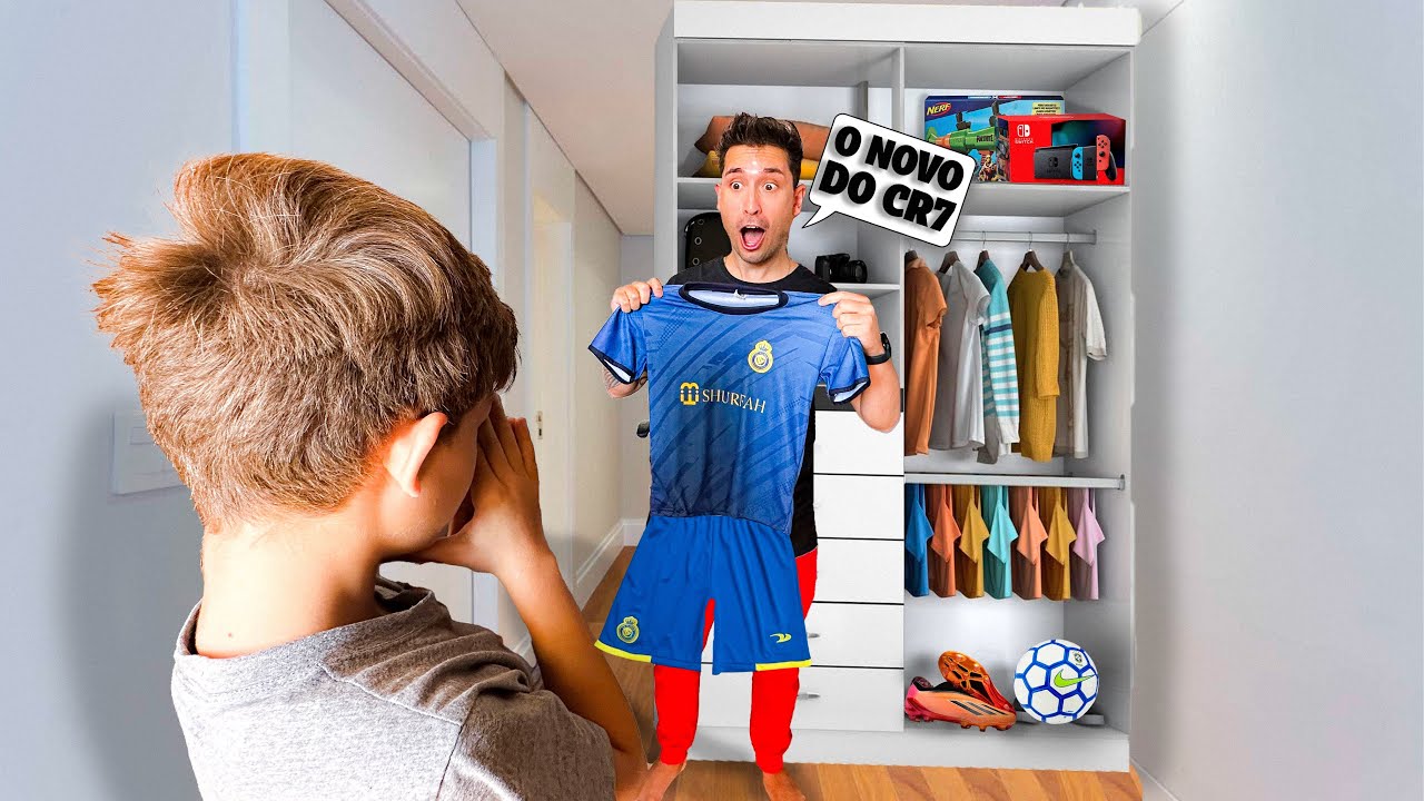 Realizei o Sonho Dele Com o Novo Uniforme Do Cristiano Ronaldo Oficial