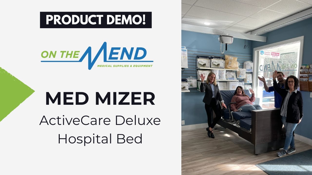 Демонстрация больничной койки Med Mizer ActiveCare Deluxe | Медицинские принадлежности и оборудов...