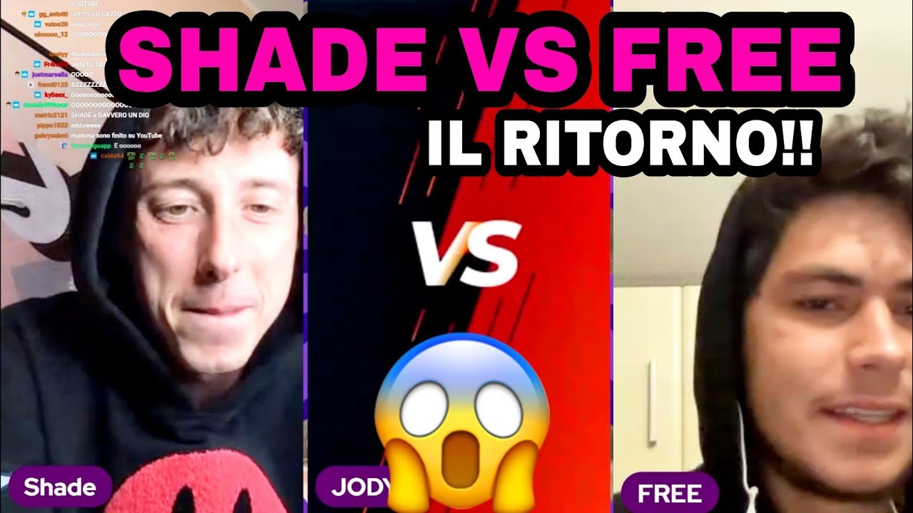 SHADE VS FREE - IL RITORNO | GrenBaud Live